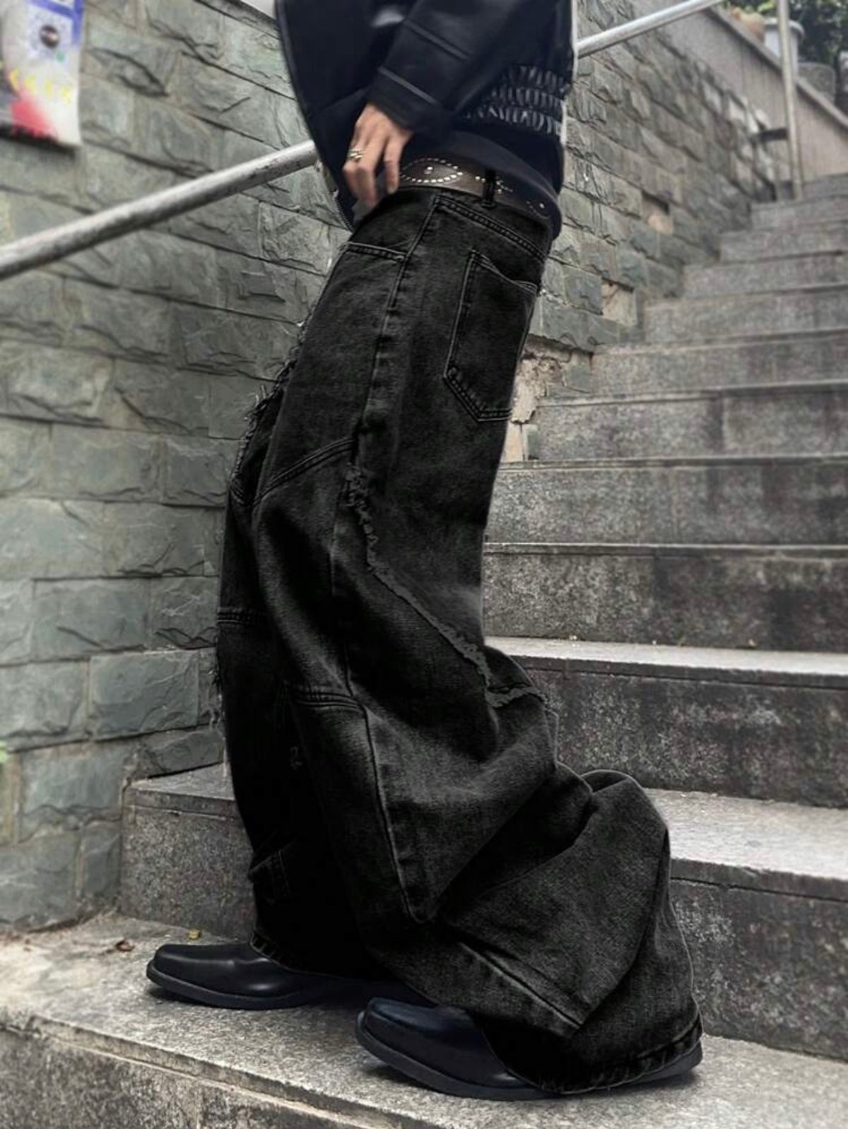 Noir Drift Jeans - 2