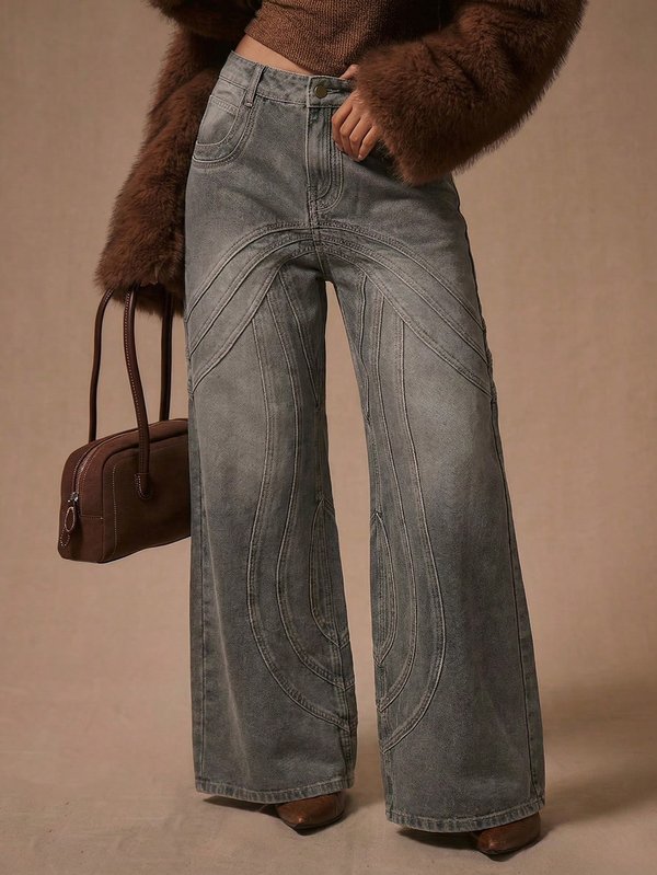 Jean Curved Lines