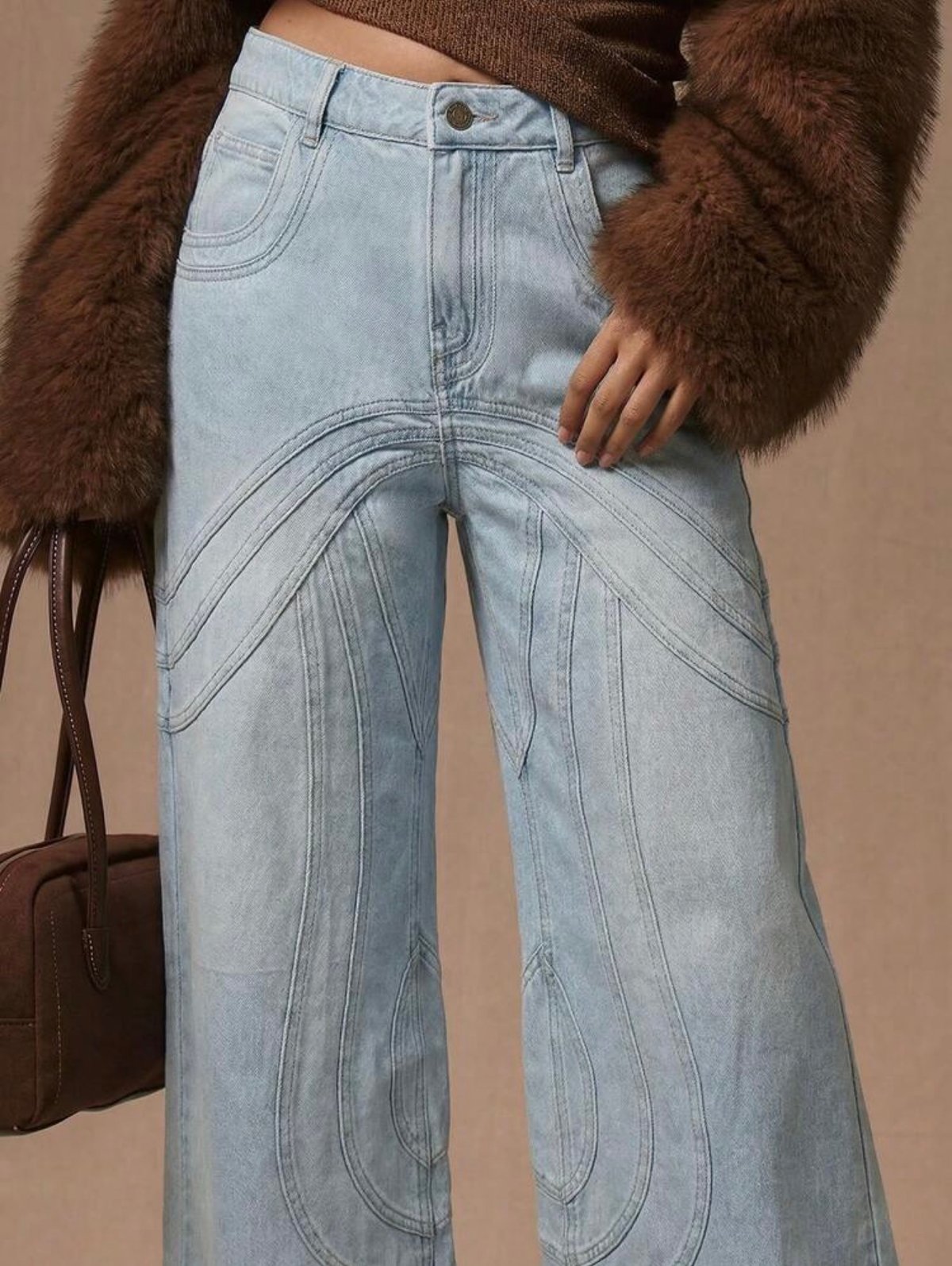 Jean Curved Lines - 2