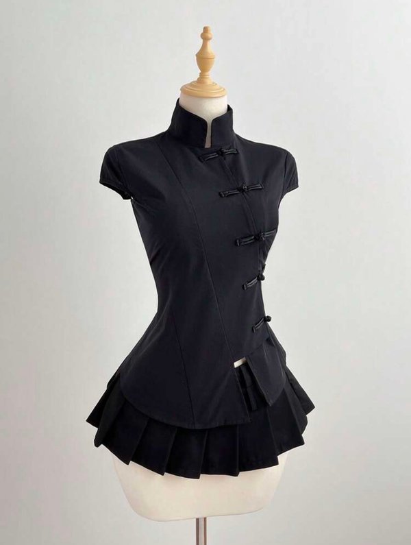 Cheongsam-Inspired Top
