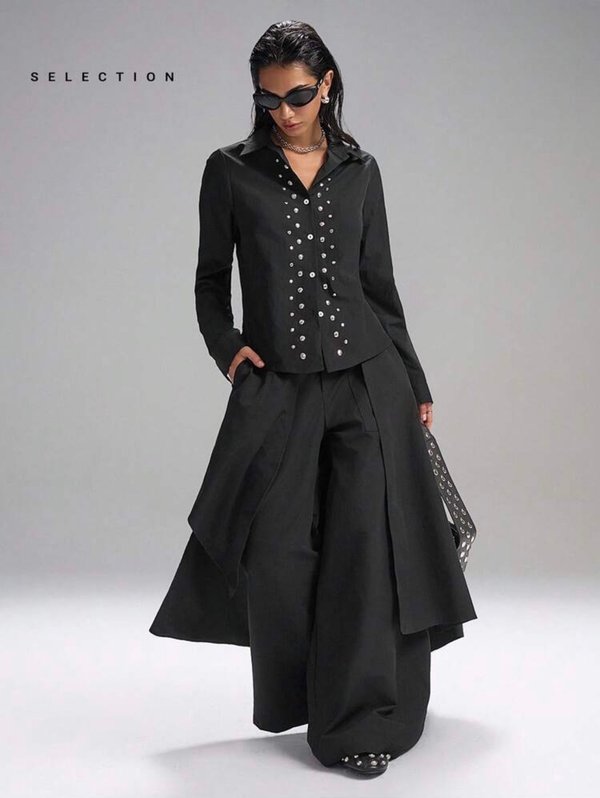 Asymmetric Layered Pants