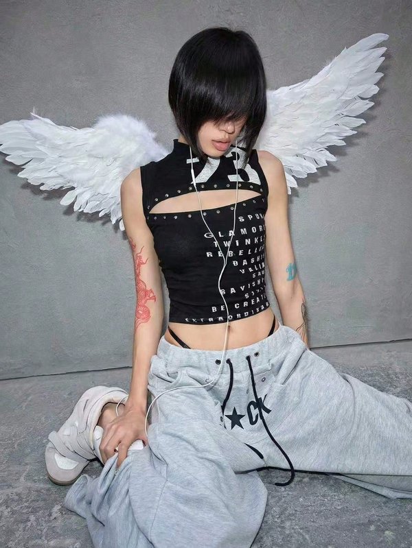 Cyber Graphic Tank Top