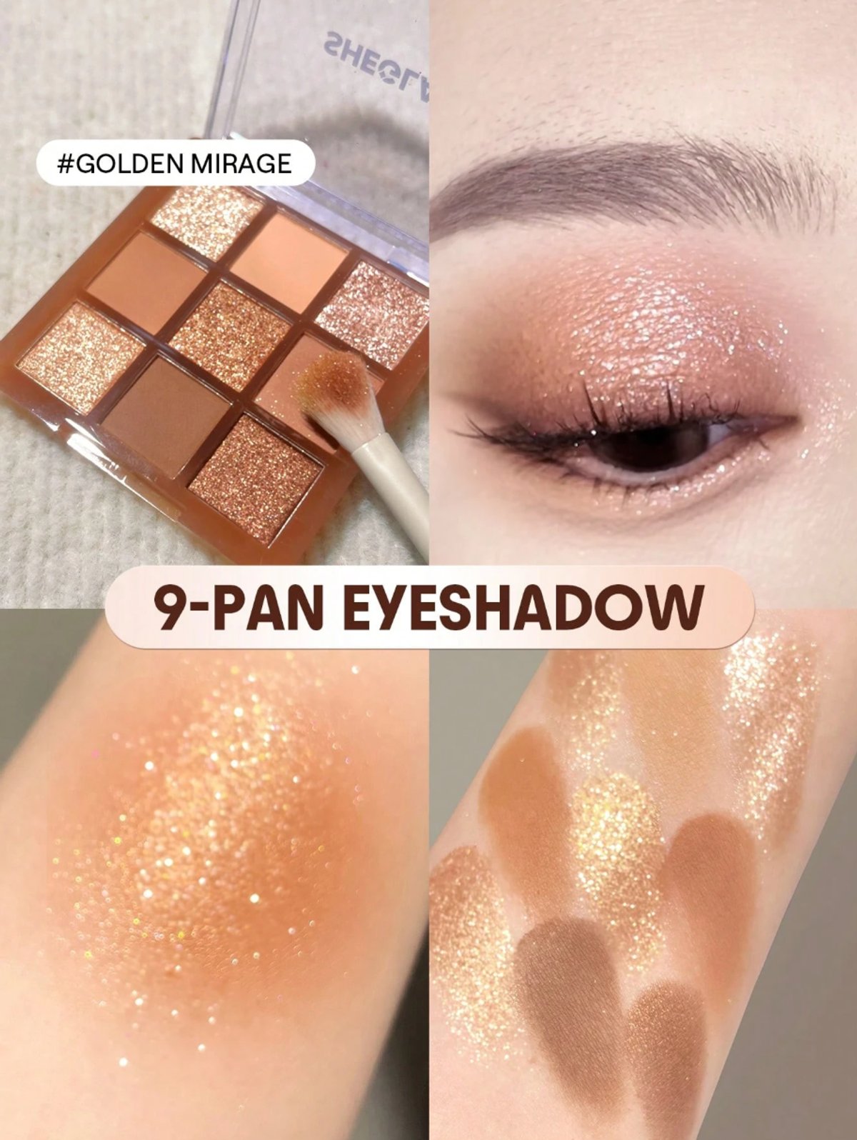 Paleta de Sombras Glimmer & Gleam 9 Tonos - 3