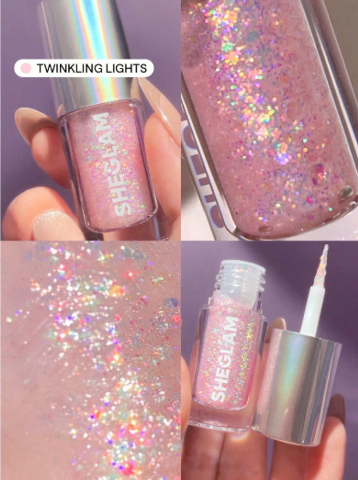 Delineador Glitter SHEGLAM Insta Gel Fireworks - 4