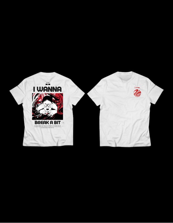 Remera Blanca Merch Oficial Club Sirio Break A Bit