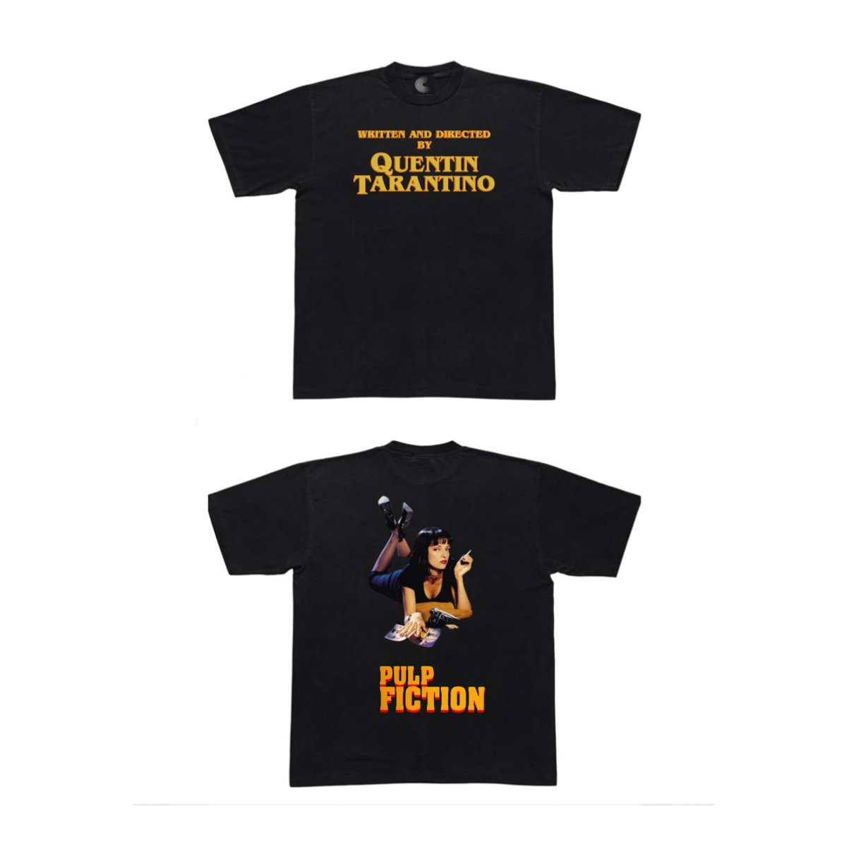 Remera Negra Pulp Fiction V1
