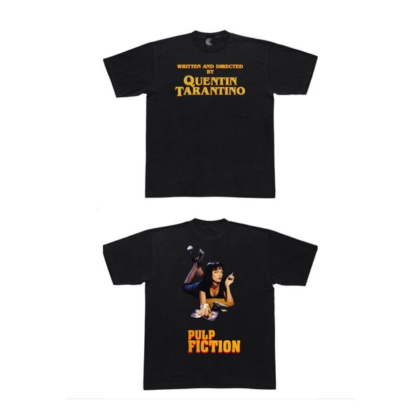 Remera Negra Pulp Fiction V1