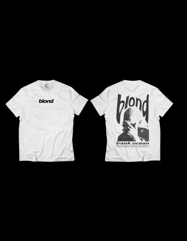 Remera Blanca Frank Ocean Blonde