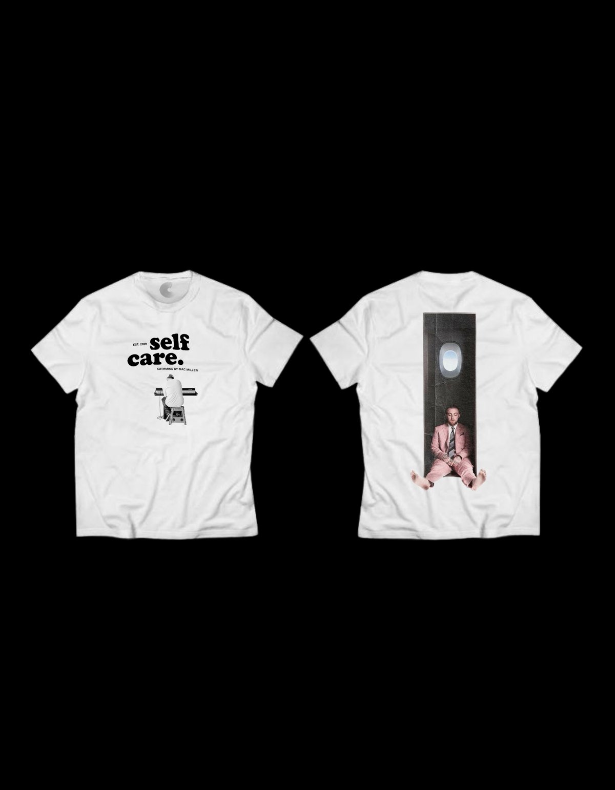 Remera Blanca Mac Miller V1