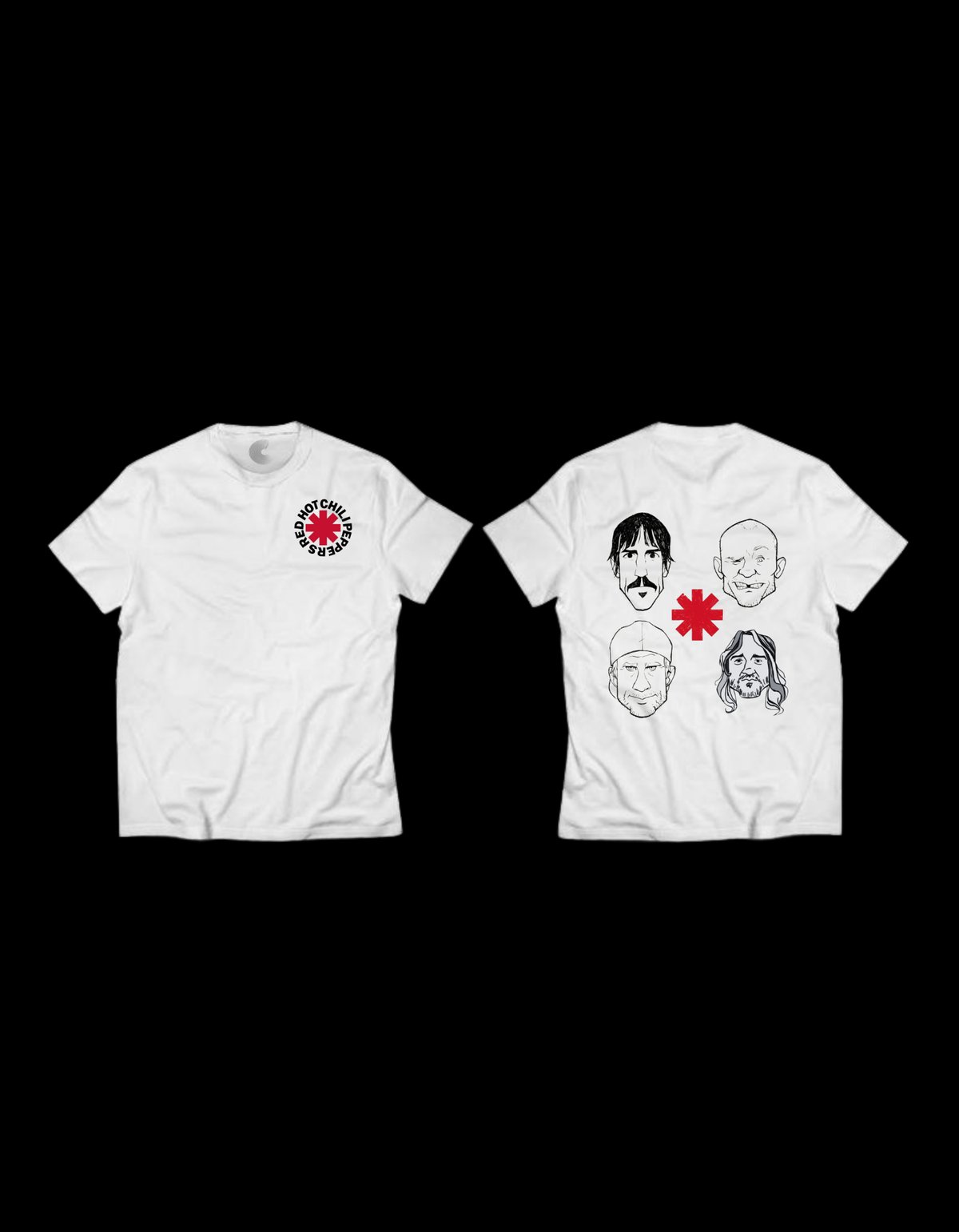 Remera Blanca RHCP V1