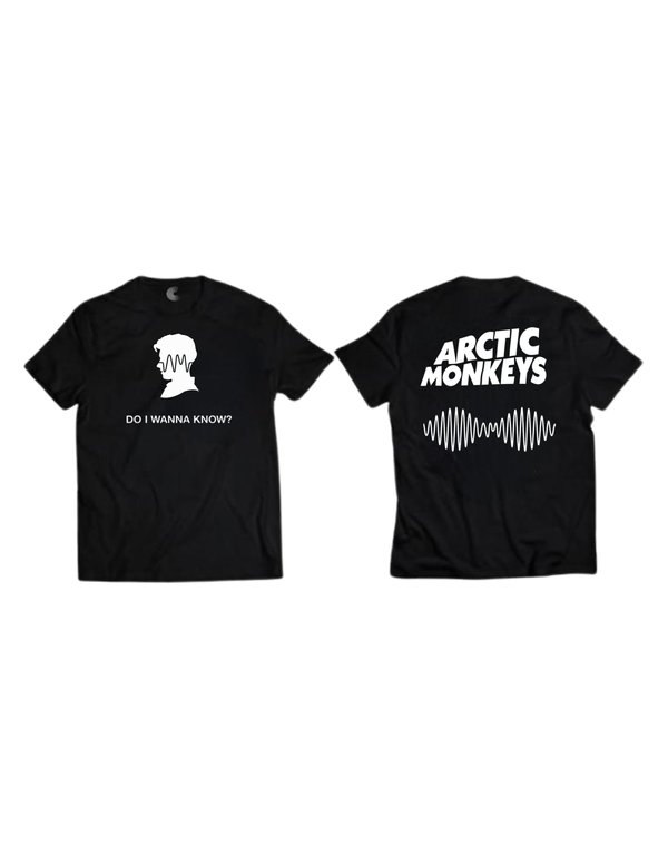 Remera Negra Arctic Monkeys V1 