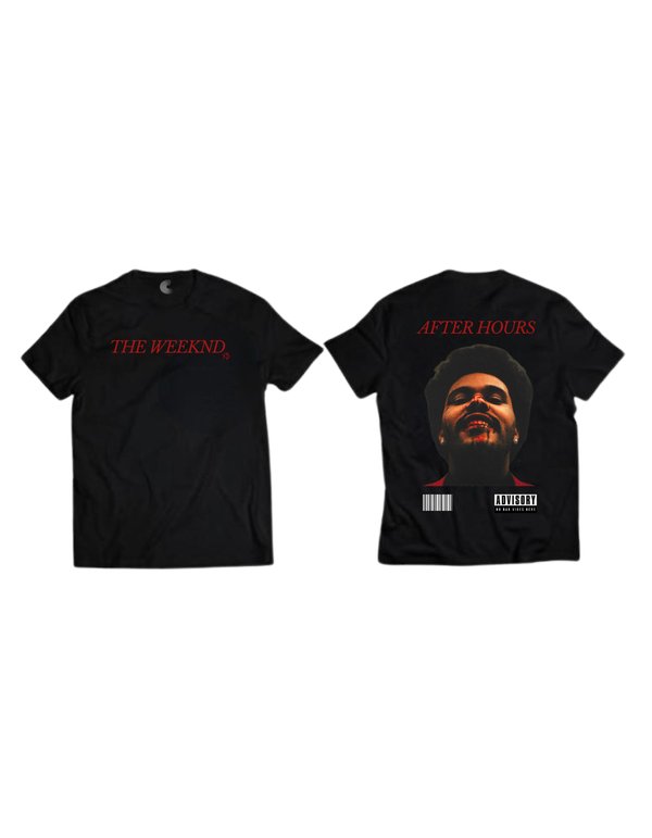 Remera Negra The Weeknd V1