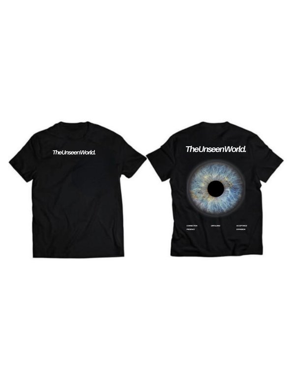 Remera Negra Merch Oficial The Unseen World Aldo Benitez 