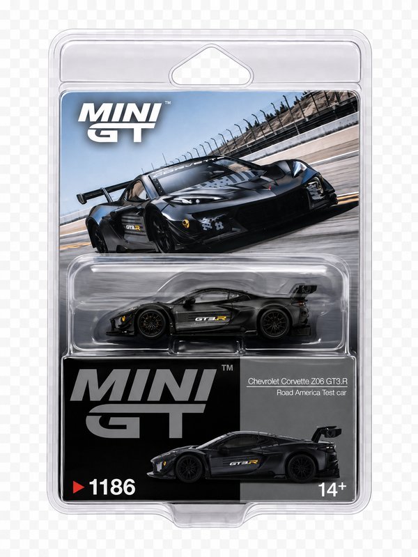 MINI GT CHEVROLET Z06 GT3.R ROAD AMERICA TEST CAR