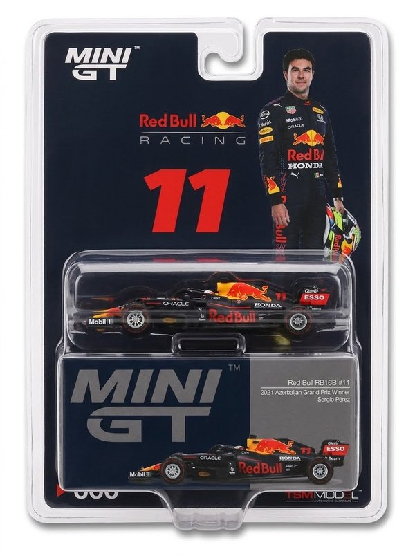 MINI GT RED BULL RB16B SERGIO PEREZ 