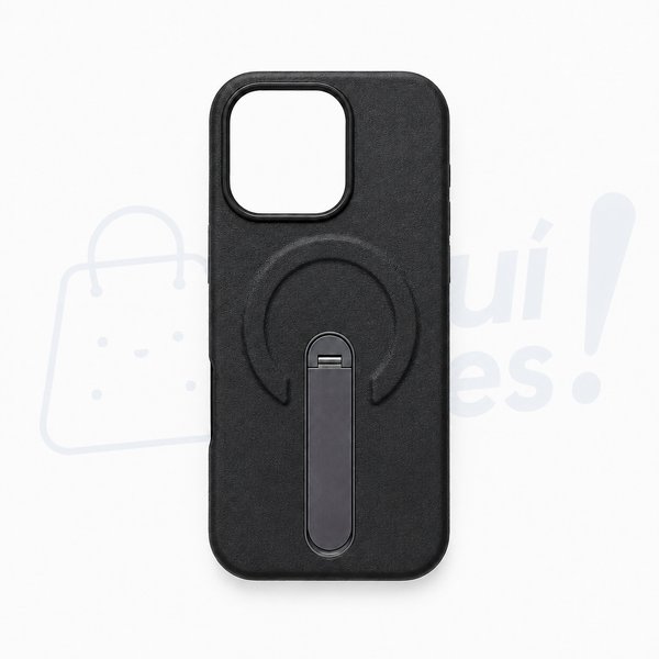 Funda Magnética con Soporte Metálico para iPhone