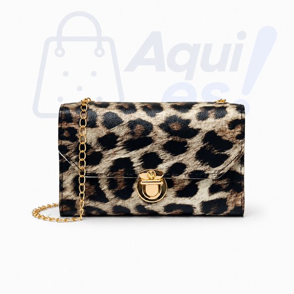 Bolso Bohemio con Estampado de Leopardo