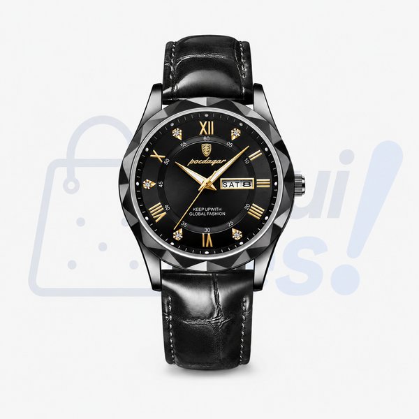 Reloj Poedagar Clásico de Cuero