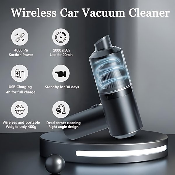 Mini Aspiradora Portátil – Potencia y Versatilidad en tus Manos