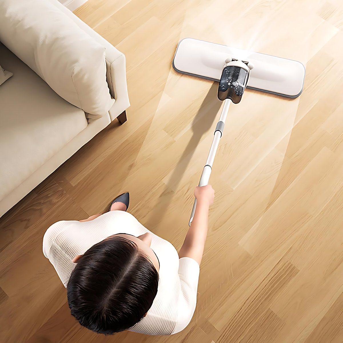 Combo Limpieza - Escurridor 3 en 1 + Mopa con spray 360º - 2