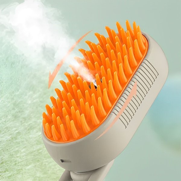 Cepillo vaporizador para mascotas