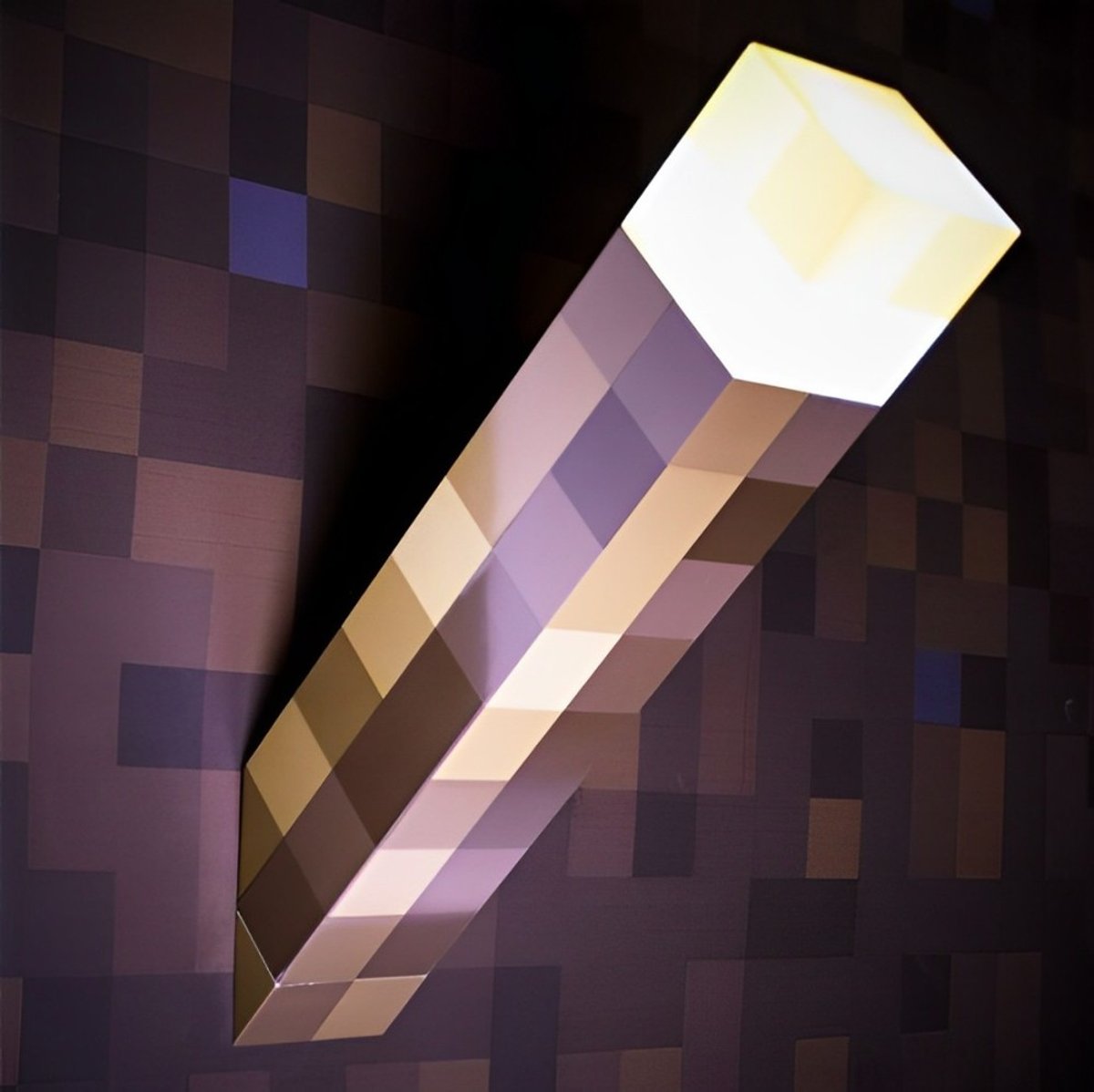 Lampara Antorcha de Minecraft - 3