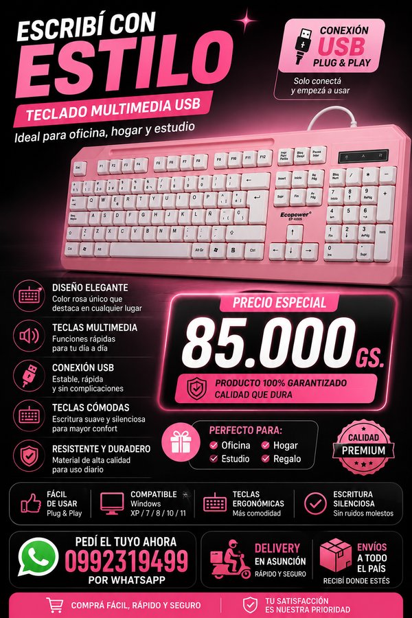 Teclado Ecopower
