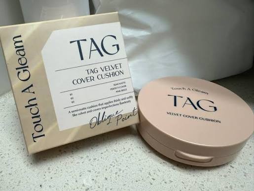 TAG Velvet Cover Cushion #01 Pale Light - 3