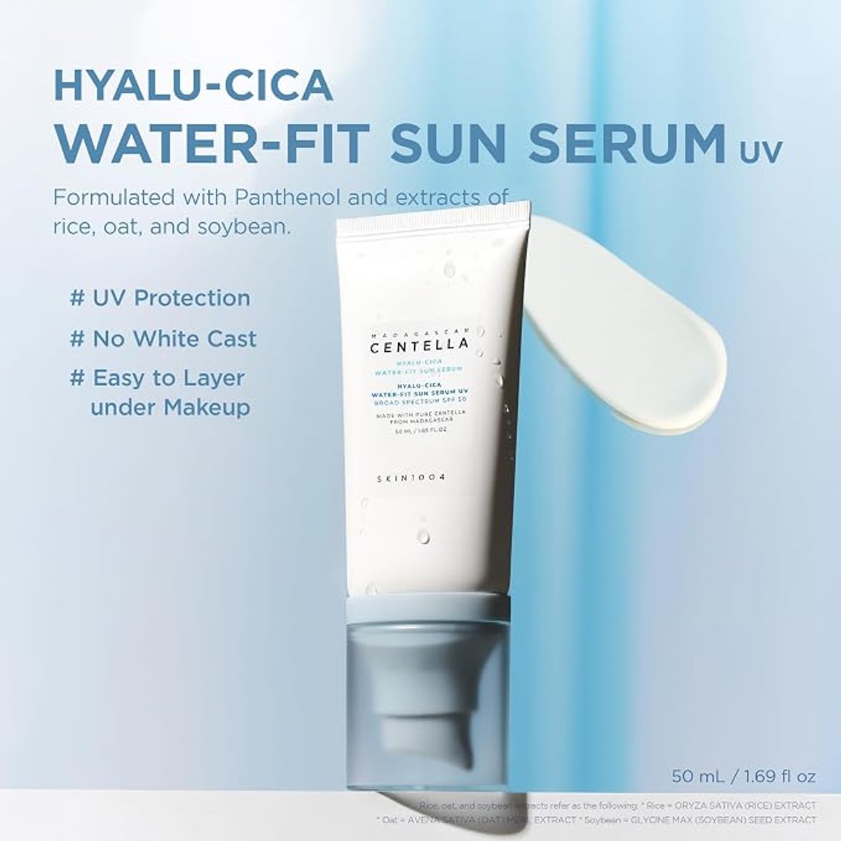 SKIN1004 Madagascar Centella Hyalu-Cica Water-Fit Sun Serum - 2