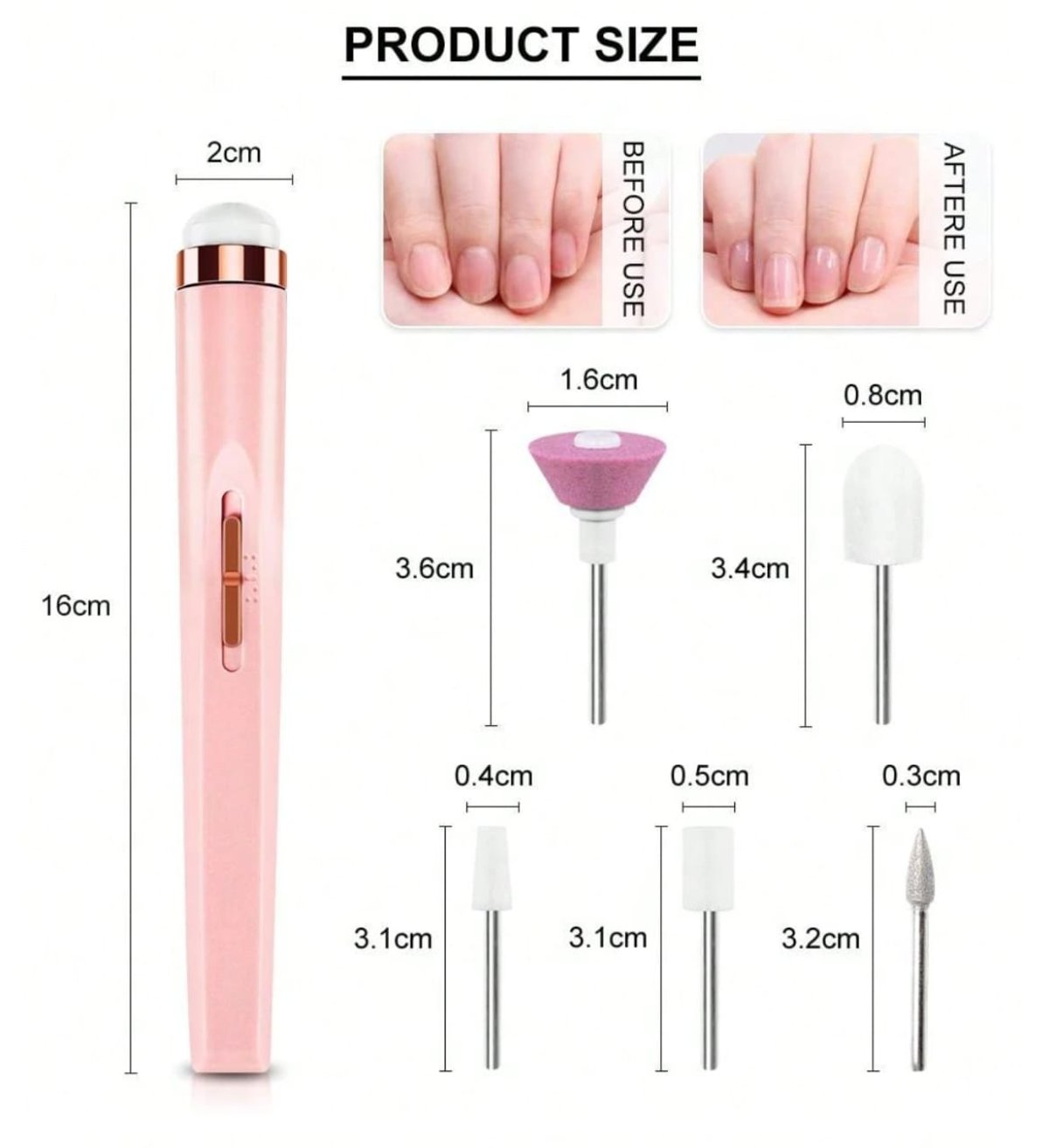 Pulidor de Uñas Recargable - 4