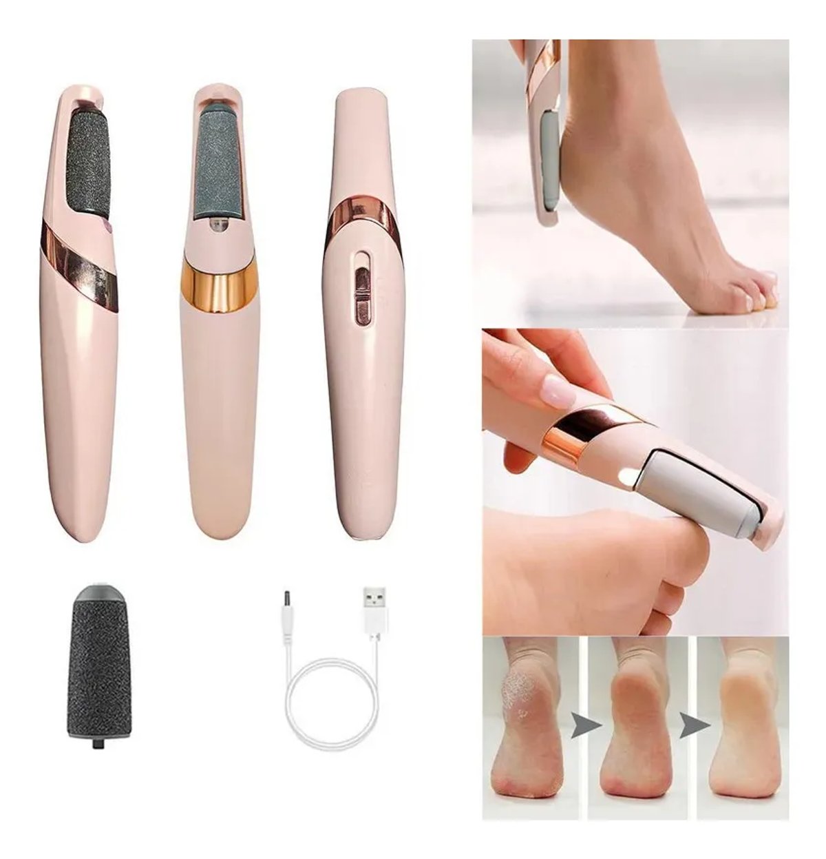 Limador de Callos recargable