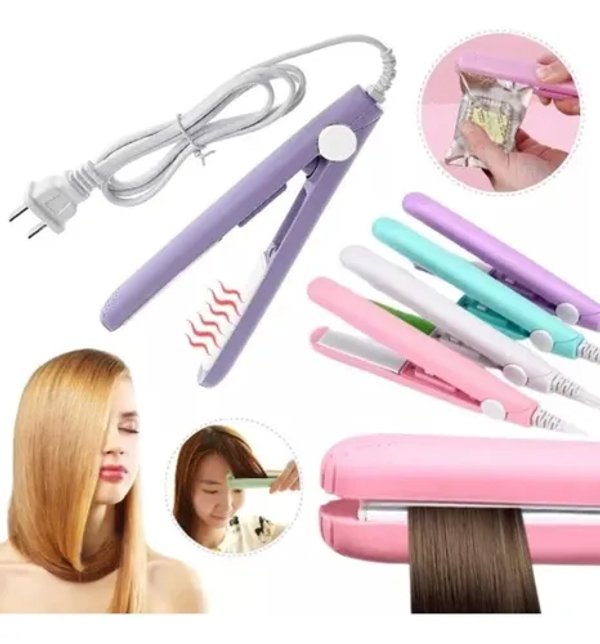 Mini Planchita De Cabello Para Bolso