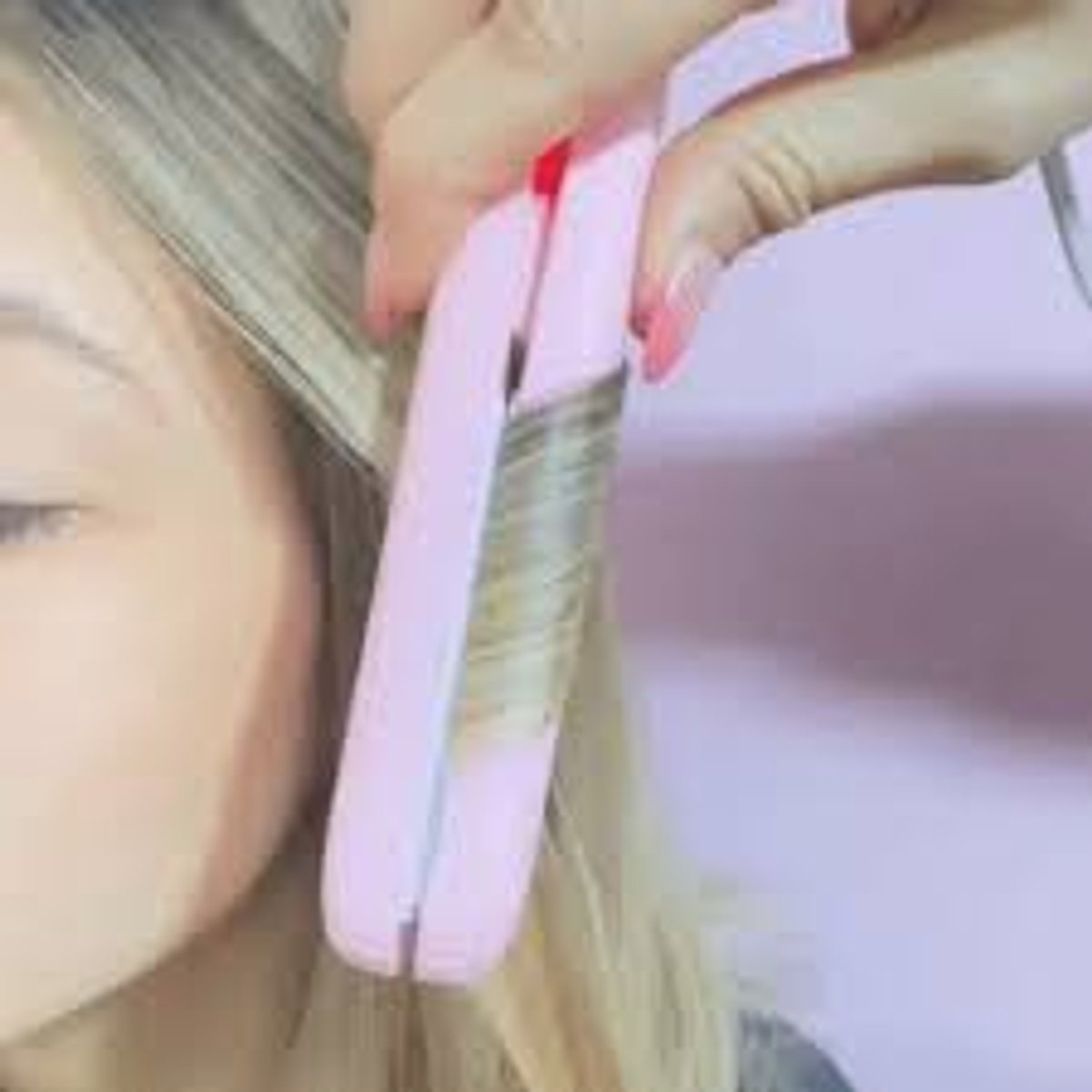 Mini Planchita De Cabello Para Bolso