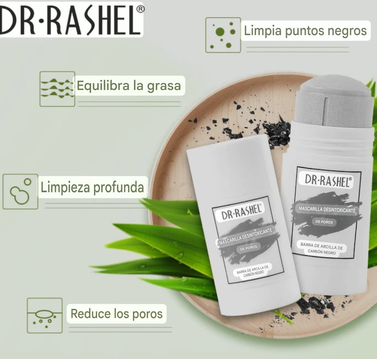 Mascarilla De Arcilla Blanca En Barra - 4