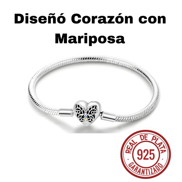 PULCERAS DE PLATA 925 ESTILO PANDORA CATALOGO 1