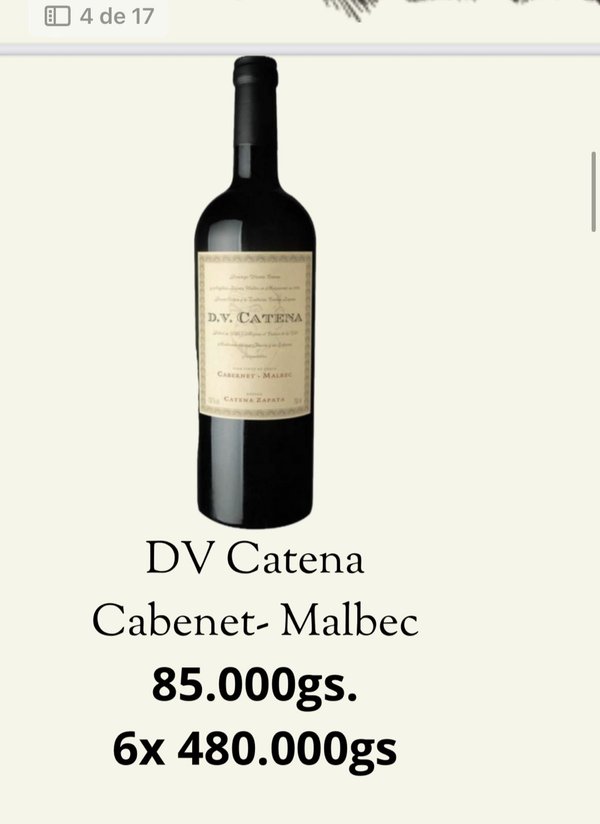 Dv catena cab malbec 