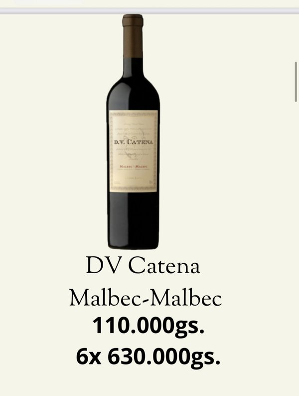 Dv catena malbec 