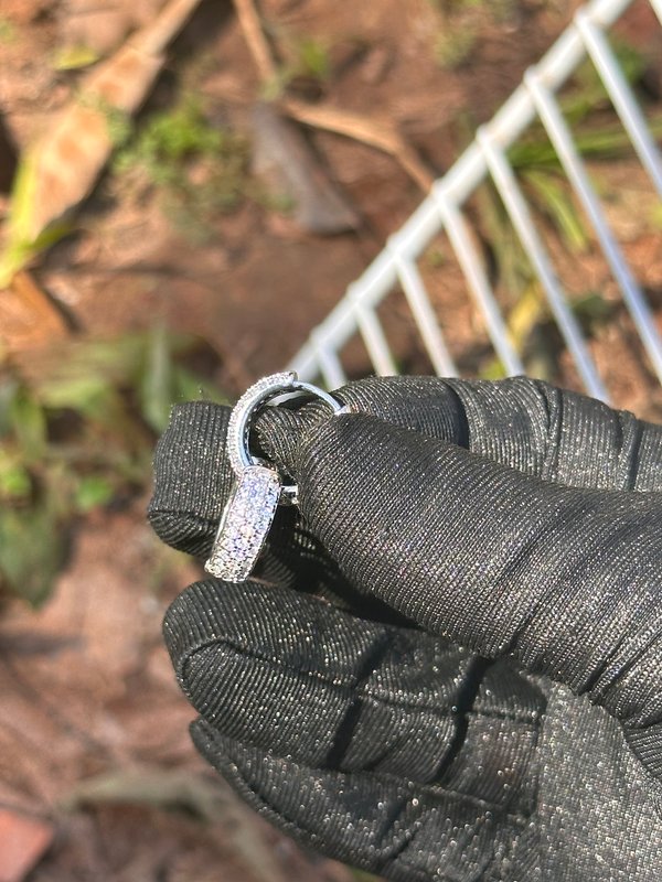 Argolla  plateado vino juniors medida 13ml 