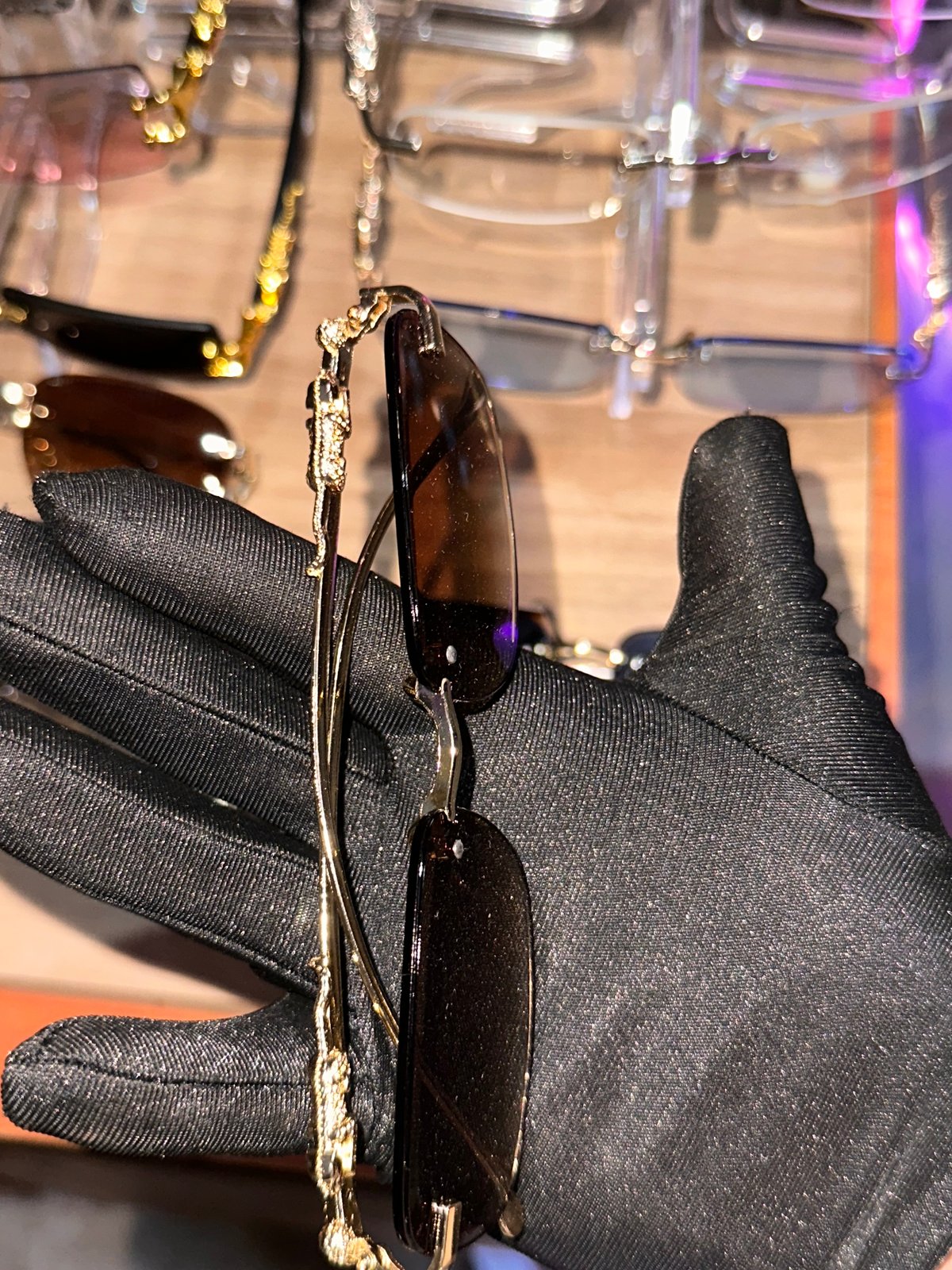 Lentes Cartier color café marco dorsdo  - 2
