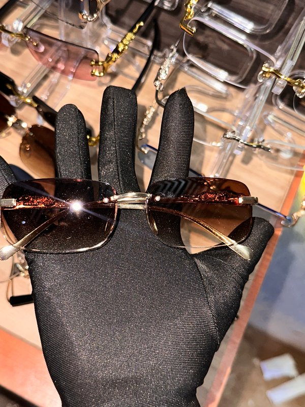 Lentes Cartier color café marco dorsdo 