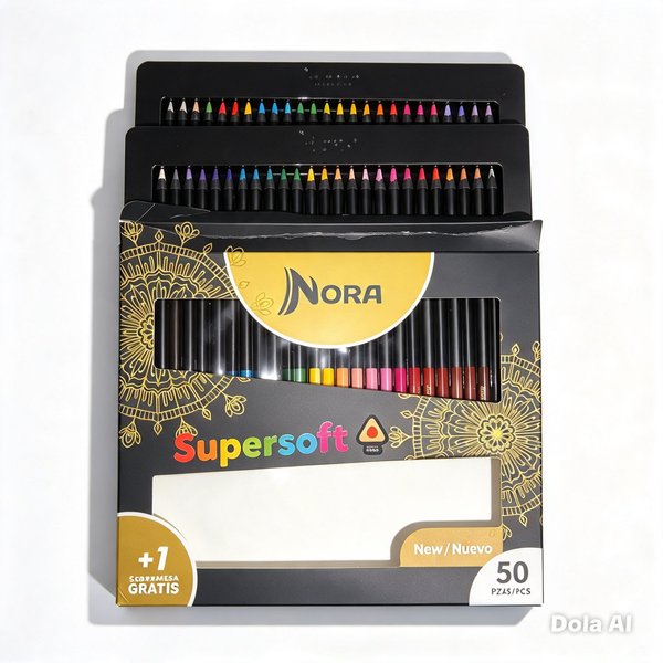 Colores Norita Supersoft 50 unidades 🖍️🌈✨