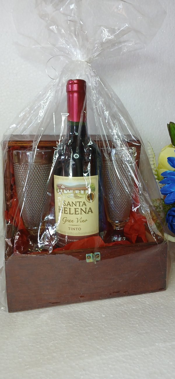 Kit de vino para obsequio