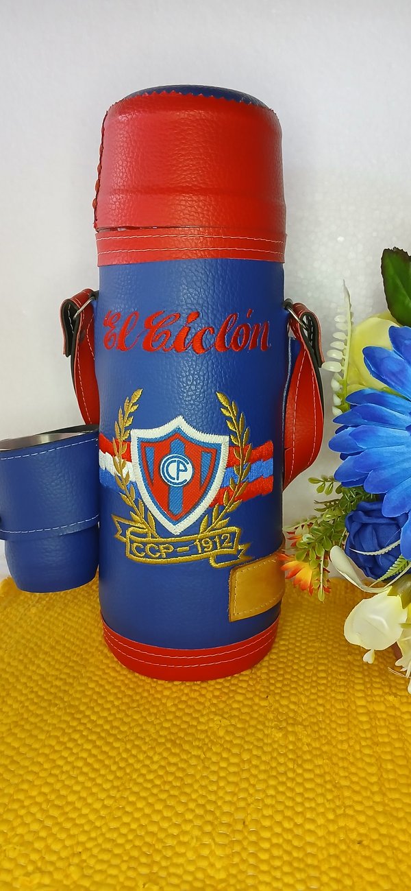 Termo p/ Mate Club Cerro Porteño