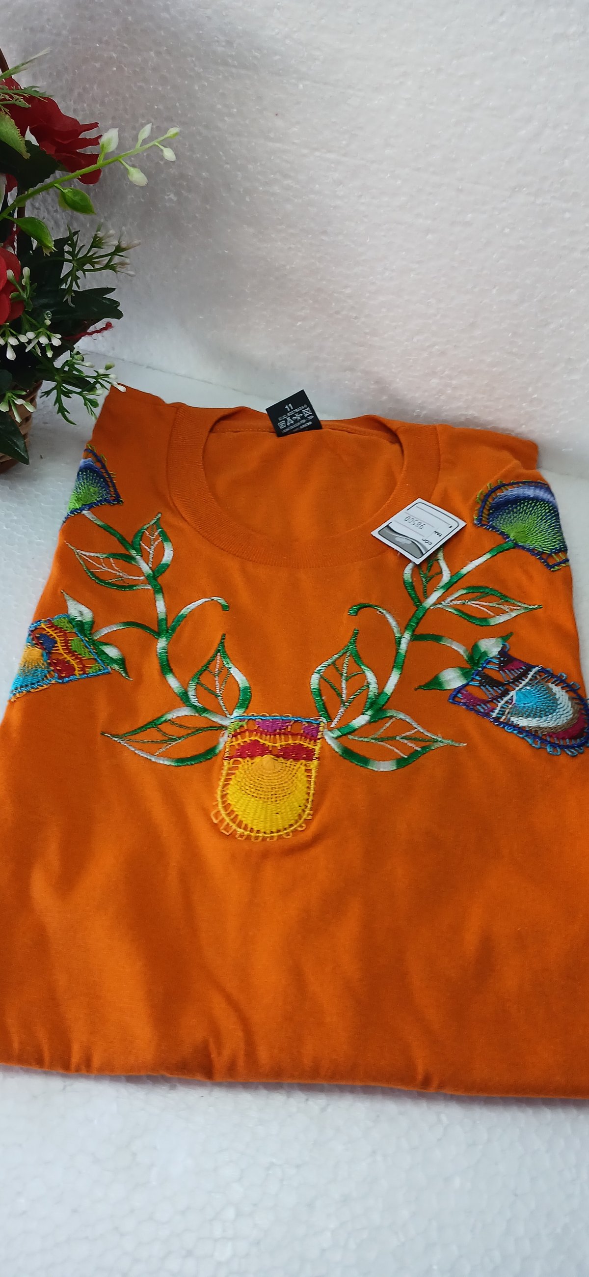 Remera de Algodón Fem  Color Cálido1 - 2