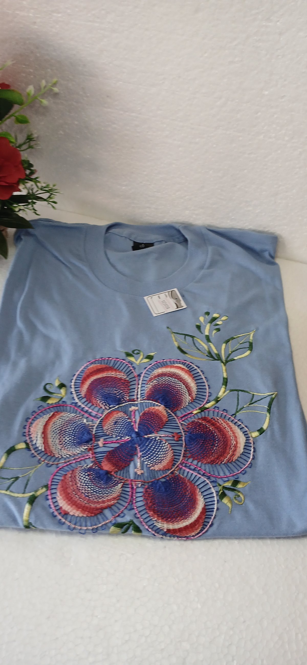 Remera 100% Algodón Fem Colores fríos pastel  - 3