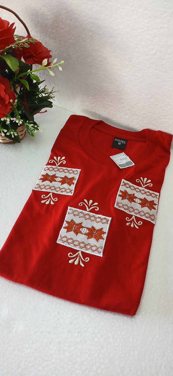 Remera de Algodón Fem  Color Cálido2
