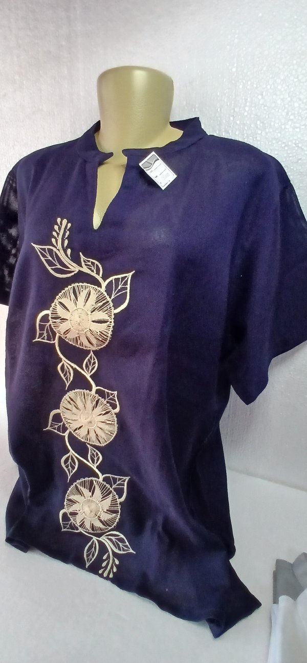 Blusa Fem Azul Marino
