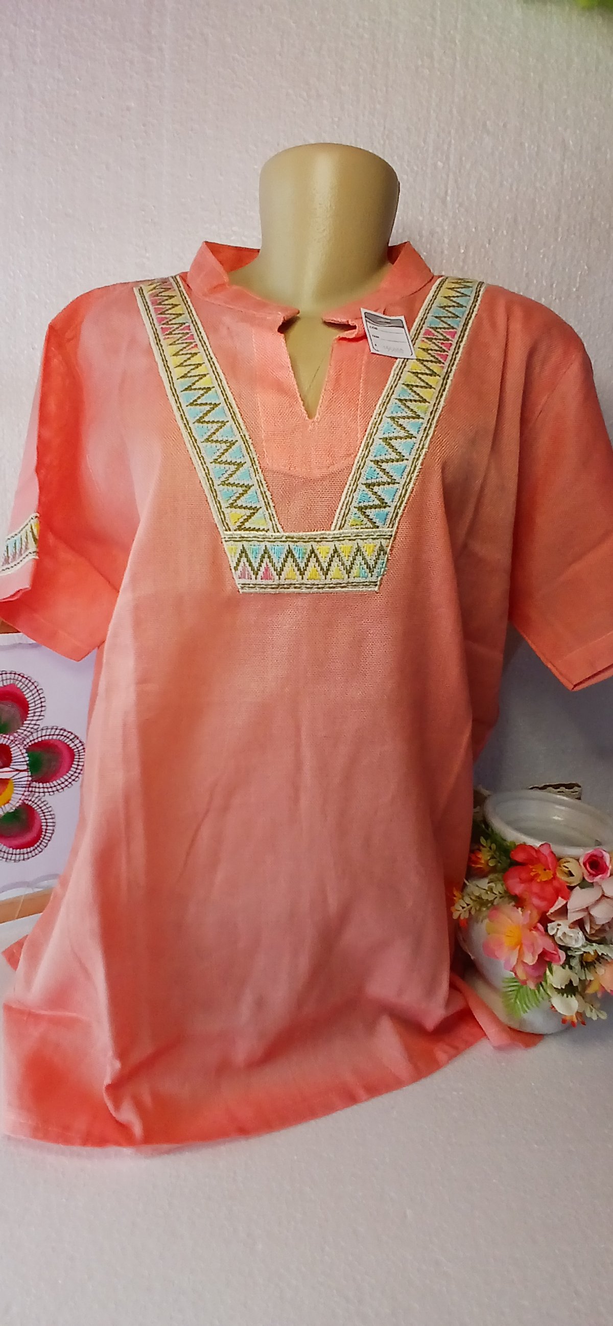 Blusa Fem Salmón - 4