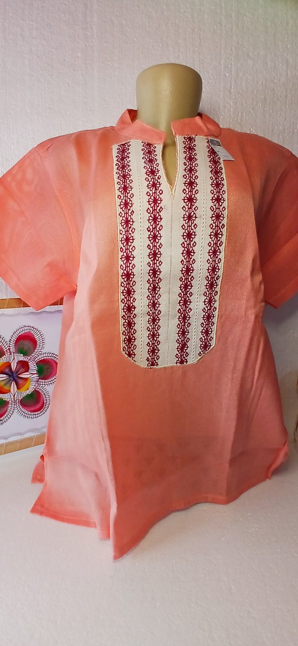 Blusa Fem Salmón