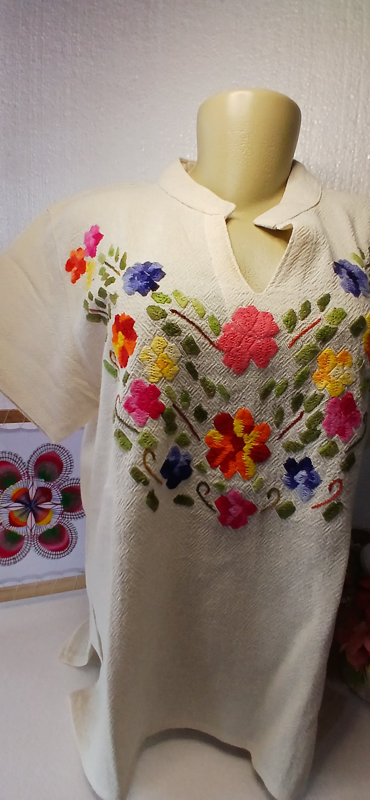 Blusa Fem Lienzo Color Crudo - 3